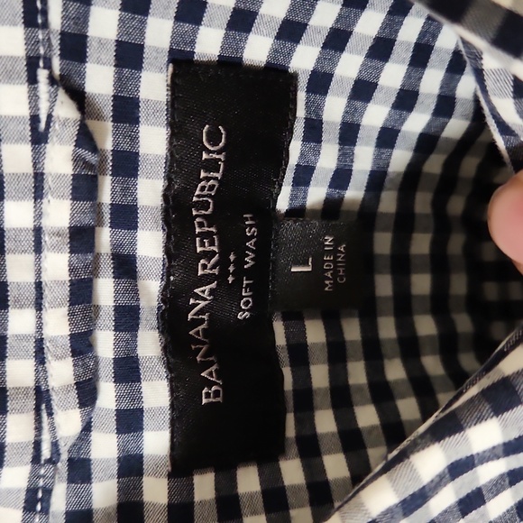 Banana Republic Button Down Size Men's Large - Picture 2 of 3